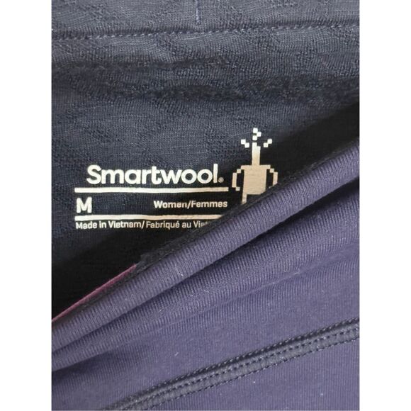 SMARTWOOL Merino Sport Moto Leggings Deep Navy M - Picture 8 of 8